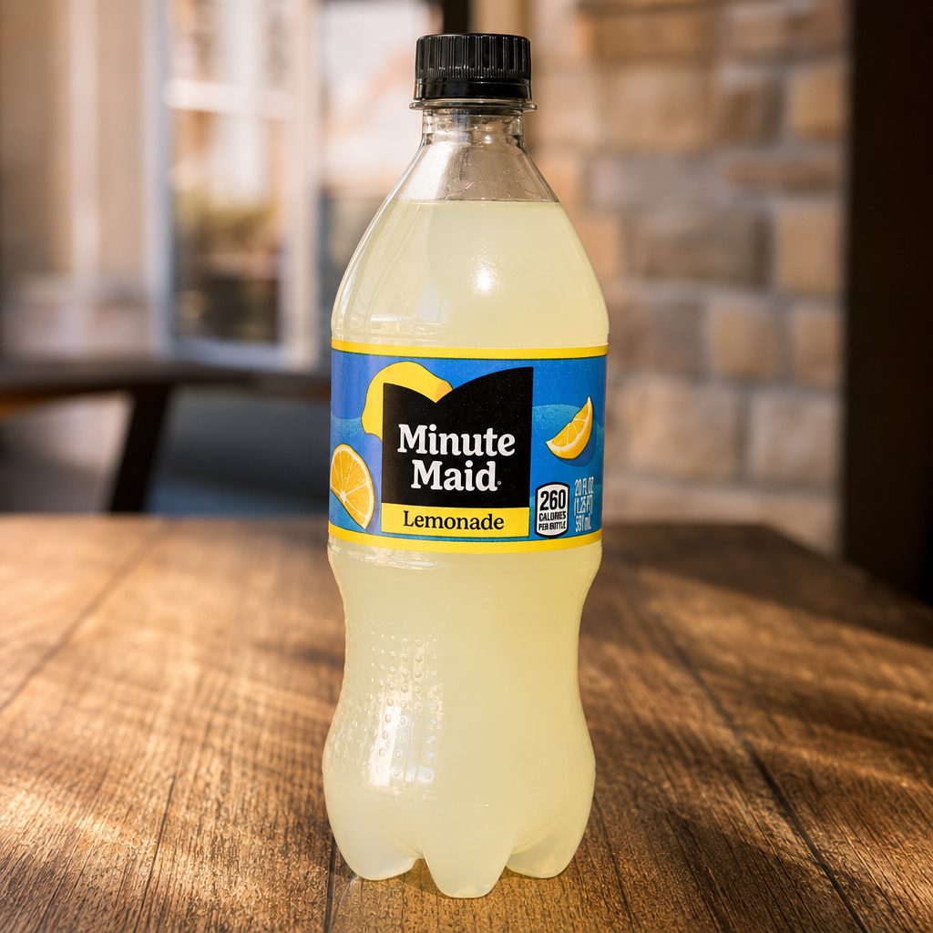 Minute Maid Regular Lemonade.