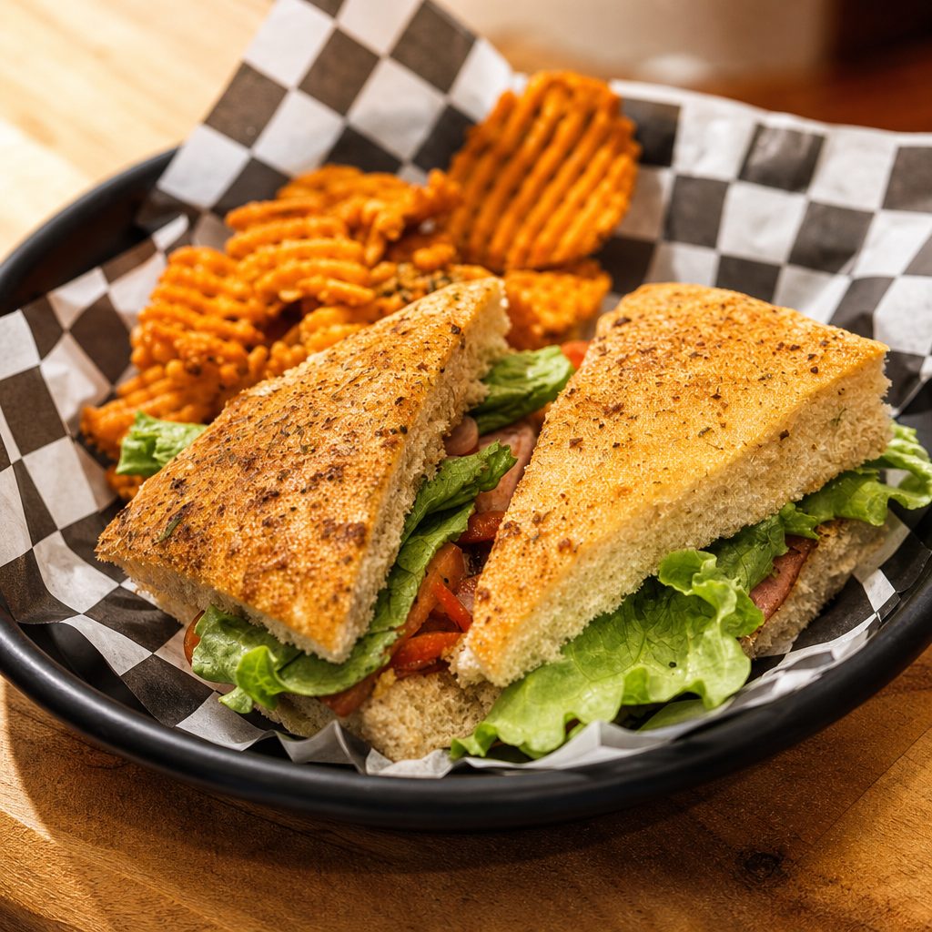 Grilled Italian on Focaccia.